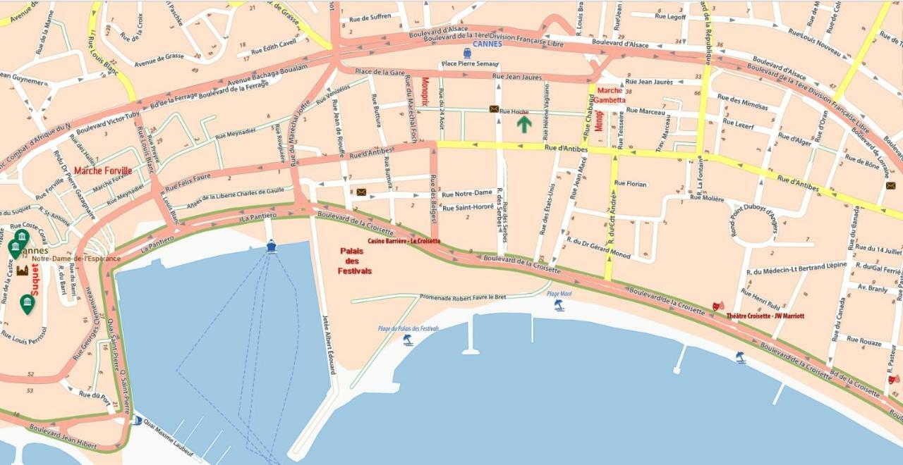 Cannes Hoche Palais Des Festivals Apartment Екстериор снимка